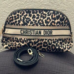 Dior (Gift With Purchase) Leopard Print Crossbody
